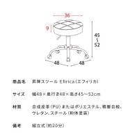 ڥ᡼ľۡԲġۡաֻԲġ̳ۡƻ졦ΥԲġ۵ Ω ̵ʳ 4552cm־ 360ٲž ߥġ Efiricaʥեꥫˡ CH-K103-BR (֥饦)