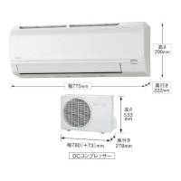 CORONA() 4.0kW ñ200V 14   Relala()B꡼ CSH-B40CR2-W (ۥ磻)