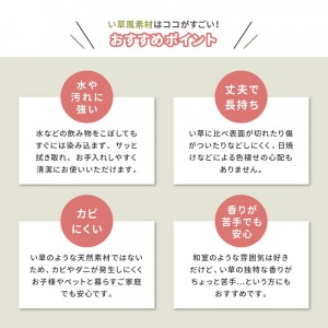 【メーカー直送】【代引不可】【日付・時間指定不可】【北海道・沖縄・離島不可】萩原 約100×200cm 折り畳める 水拭きできる畳マットレス 伏見 シングル 159067500