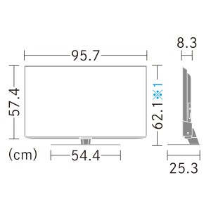 【時間指定不可】SHARP(シャープ) 43V型 4K液晶テレビ 『AQUOS(アクオス)』 4T-C43EN2