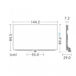 【代引不可】【日付・時間指定不可】SHARP(シャープ) 65V型 4K液晶テレビ 『AQUOS(アクオス) XLED DP1ライン』 4T-C65DP1