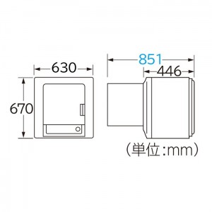 HITACHI(日立) 乾燥容量 5kg 衣類乾燥機 DE-N50HV-W (ピュアホワイト)