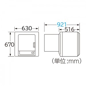 HITACHI(日立) 乾燥容量 6kg 衣類乾燥機 DE-N60HV-W (ピュアホワイト)