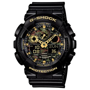 【お取り寄せ】CASIO(カシオ) アナログ／デジタル 腕時計 『G-SHOCK GA-100 SERIES』 GA-100CF-1A9JF