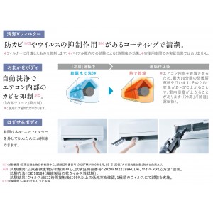 MITSUBISHI(三菱電機) 2.8kW 冷暖房とも主に10畳 ルームエアコン 『霧ヶ峰 GEシリーズ』 MSZ-GE2824-W (ピュアホワイト)