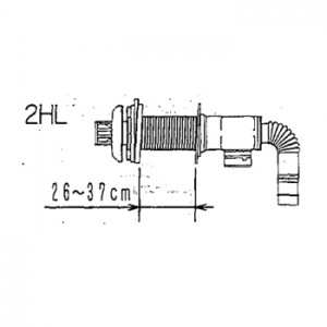 【給湯機本体と同時注文】【お取り寄せ】【代引不可】CORONA(コロナ) 1881889 FFW用給排気筒セット 『左出し厚壁用給排気筒M』 QU8-2HL (給湯機器関連部材)