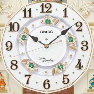 【お取り寄せ】SEIKO(セイコー) 電波掛時計 からくり時計 RE581B