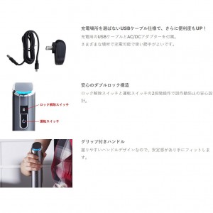 Cuisinart(クイジナート) コードレス 充電式 ハンドブレンダー RHB-100J