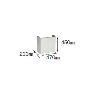 【給湯機本体と同時注文】【お取り寄せ】【代引不可】CORONA(コロナ) AGシリーズ専用配管カバー 1881048 UIB-G3 (給湯機器関連部材)