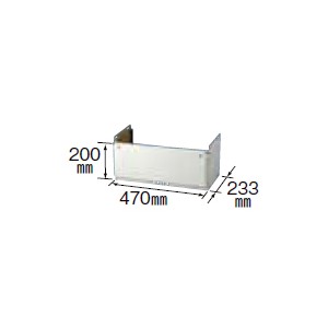 【給湯機本体と同時注文】【お取り寄せ】【代引不可】CORONA(コロナ) 1881890 『AGシリーズ専用配管カバー』 UIB-G3S (給湯機器関連部材)
